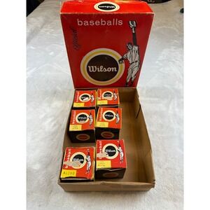 Vintage Wilson Official Baseball Box Set Pony Pee Wee Little League